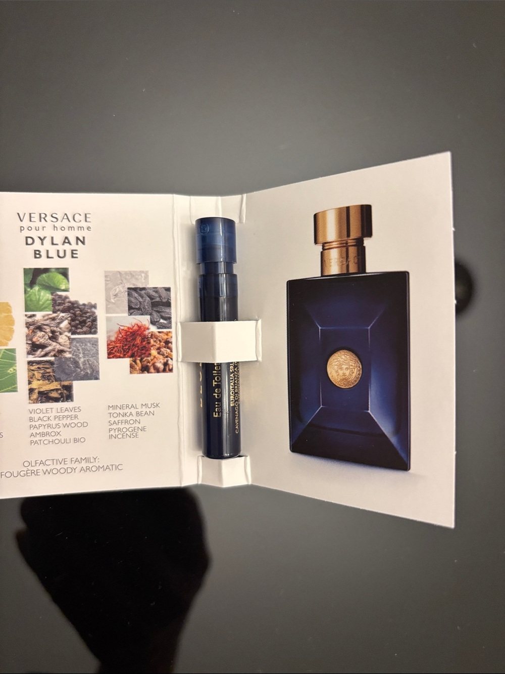 New Versace Dylan Blue Travel Sample